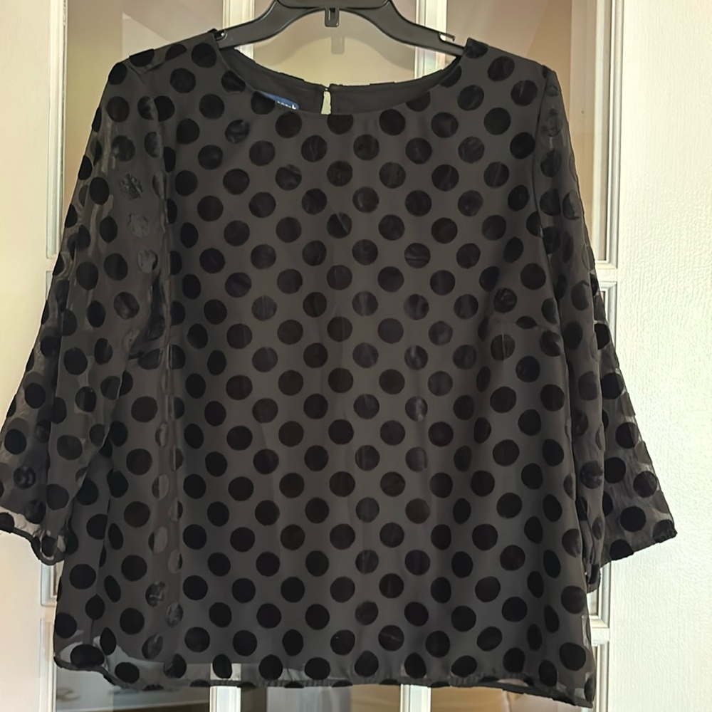 Polka dot shirt (petite)